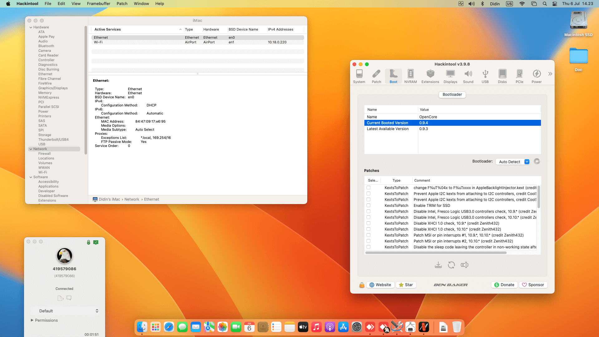 Axioo MyPC One Pro H5 [CoffeeLake   Intel Iris Plus Graphics 655]   OpenCore 1